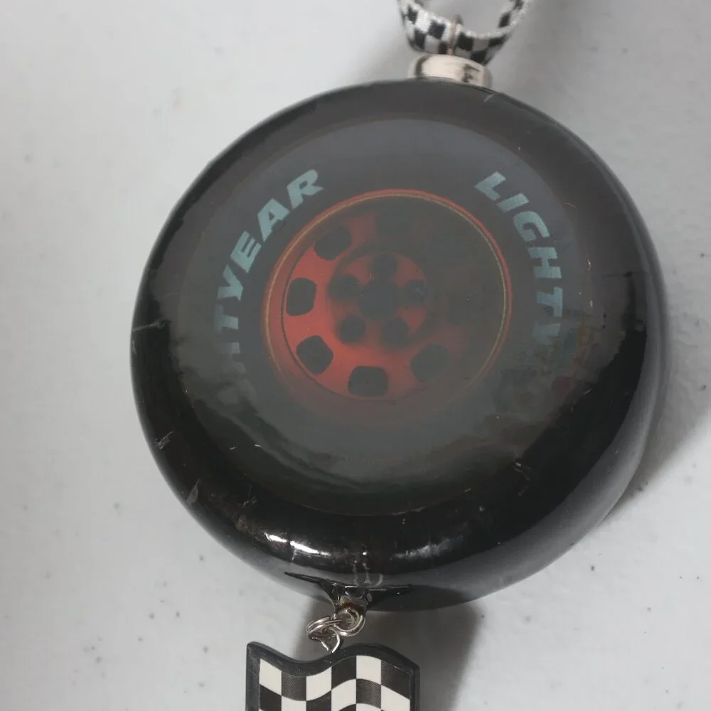 Disney Pixar Cars Vintage Lightning McQueen Holiday Ornament Tire